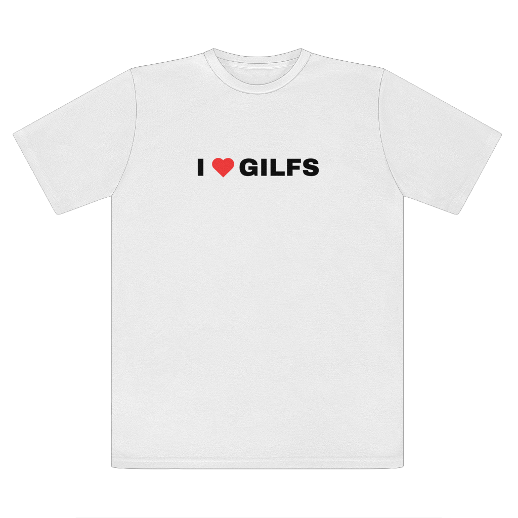 I Heart GILFS White Tee